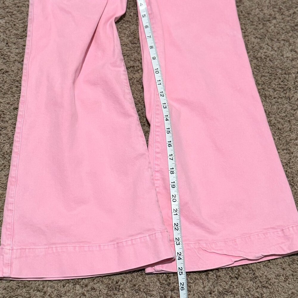 GAP Kids Pink Denim Belted Jumpsuit Romper Size 14 Girl - Picture 4 of 9